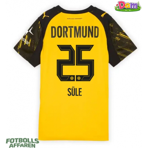 Borussia Dortmund Niklas Sule #25 Hemmatröja Kvinnor 2025-26 Kortärmad